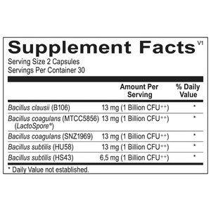 Black Ortho Molecular Products Ortho Spore Complete 60 count