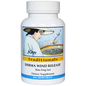Kan Herb Traditionals Derma Wind Release 300 Tablets - The Oasis of Health