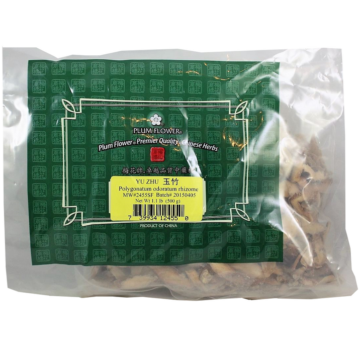 Plum Flower Fragrant Solomons Seal Yu Zhu Cut 1 lb Bulk Herbs by MayWay