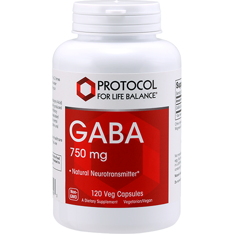 Protocol For Life Balance GABA 750 Mg 120 Vcaps - P0089