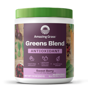 Dim Gray Amazing Grass Green Superfood Antioxidant Sweet Berry 30 Servings 210g