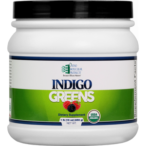 Dark Slate Gray Ortho Molecular Indigo Greens Powder 60 Servings