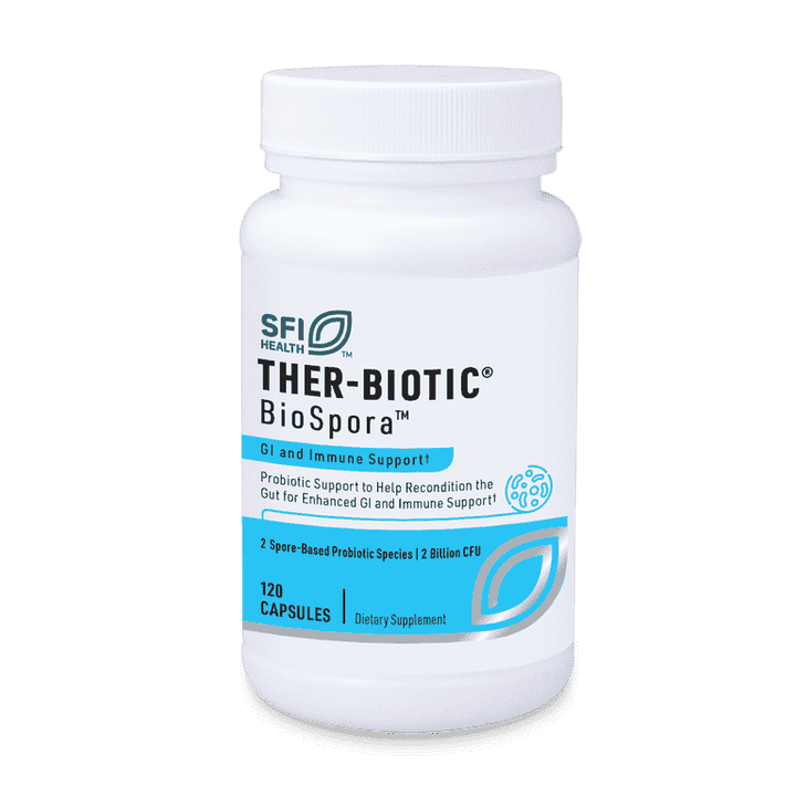 Klaire Labs Biospora Probiotic 2 Billion CFU 120 Vcaps