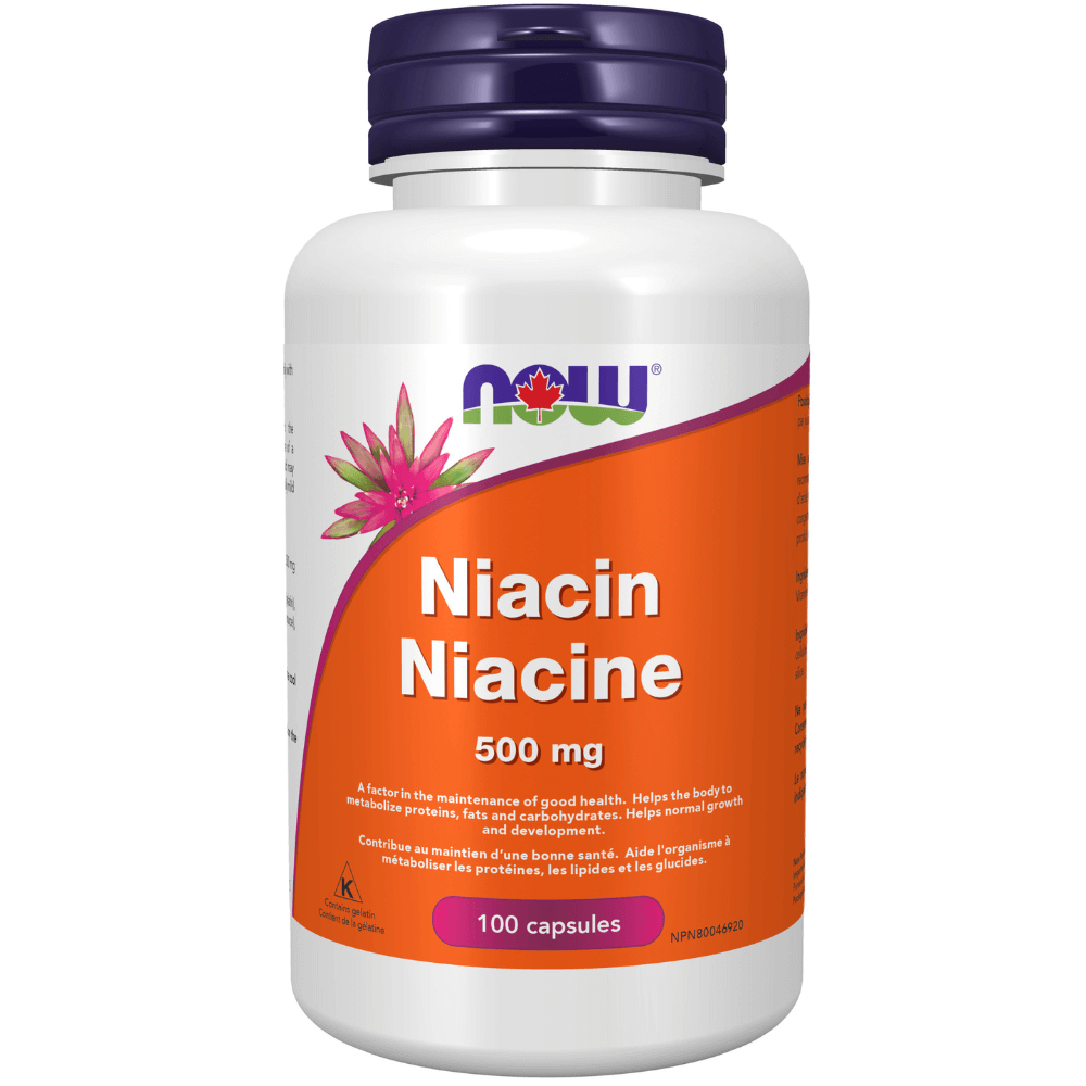 Now Foods Niacin 500 mg 100 Capsules - 0481 - 2 Pack