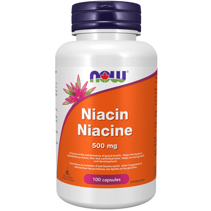 Now Foods Niacin 500 mg 100 Capsules - 0481 - 2 Pack