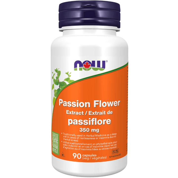 Now Foods Passion Flower 350 mg 90 Vcaps - 4763
