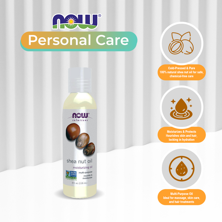 Now Solutions Shea Nut Oil 4oz - 7704