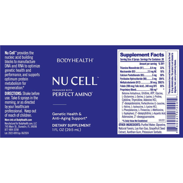 Nu Cell by BodyHealth (Nucleic acids for RNA support)