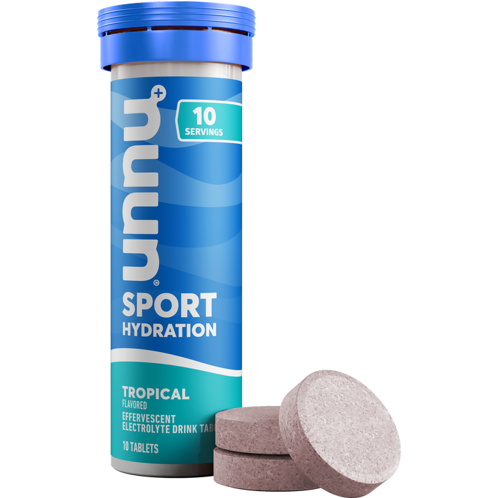 Nuun - Active Effervescent Electrolyte Supplement Tropical - 10 Tablets - 3 Pack