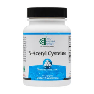 Dark Cyan Ortho Molecular N-Acetyl Cysteine 60 Capsules