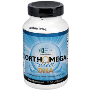 Cadet Blue Ortho Molecular OrthoMega Select DHA 60 Softgels