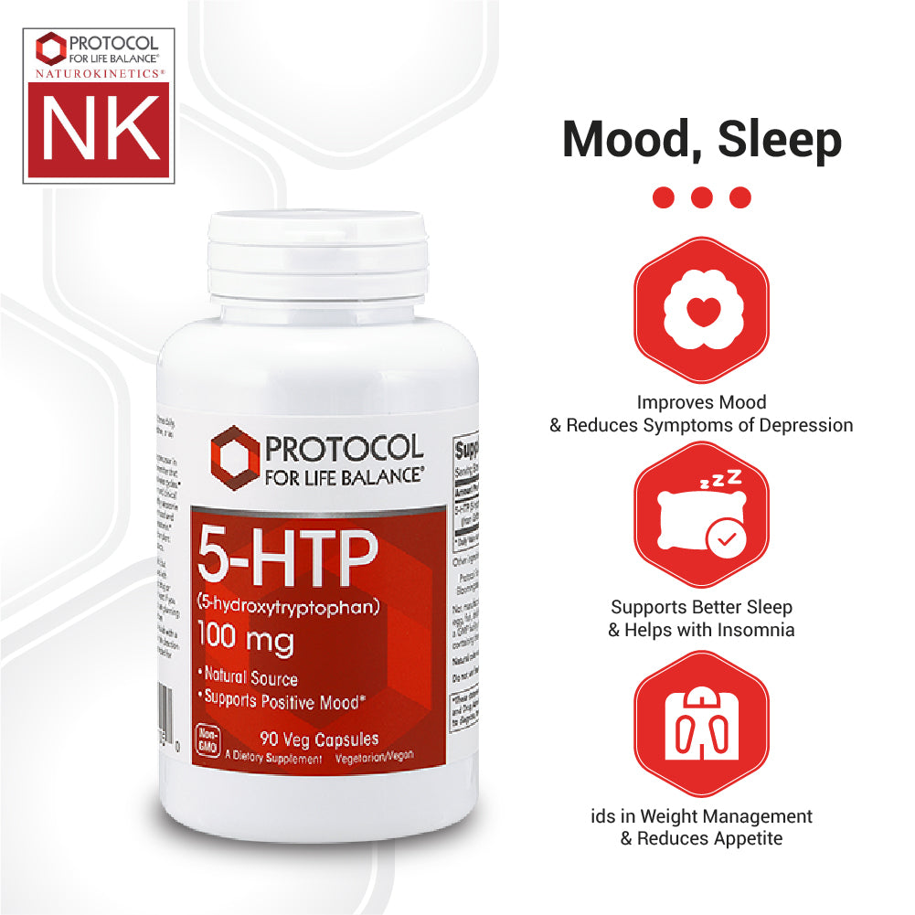 Protocol For Life Balance 5-HTP 100 Mg 90 Vcaps - P0105