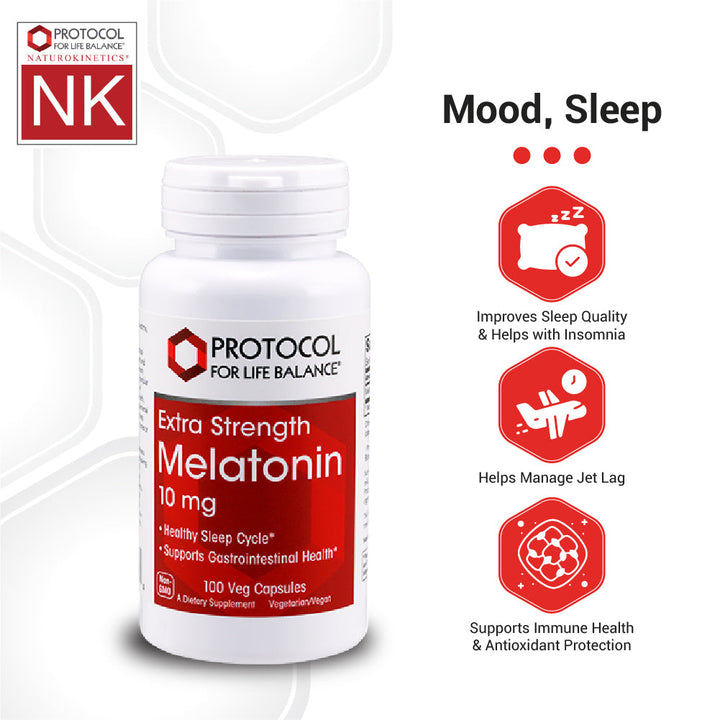 Protocol for Life Balance Melatonin 10 Mg 100 Vcaps - P3557