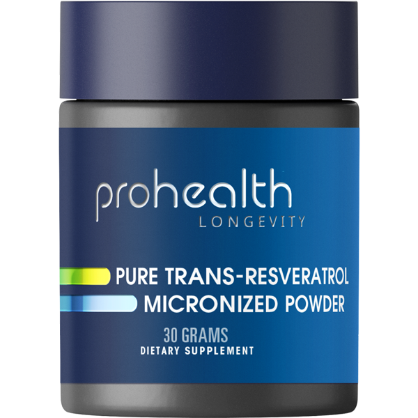 Trans-Resveratrol Pure Micronized Powder by ProHealth - 250 grams