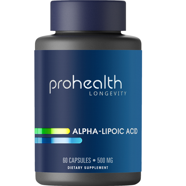 Alpha Lipoic Acid by ProHealth - 1000 mg per serving, 60 capsules