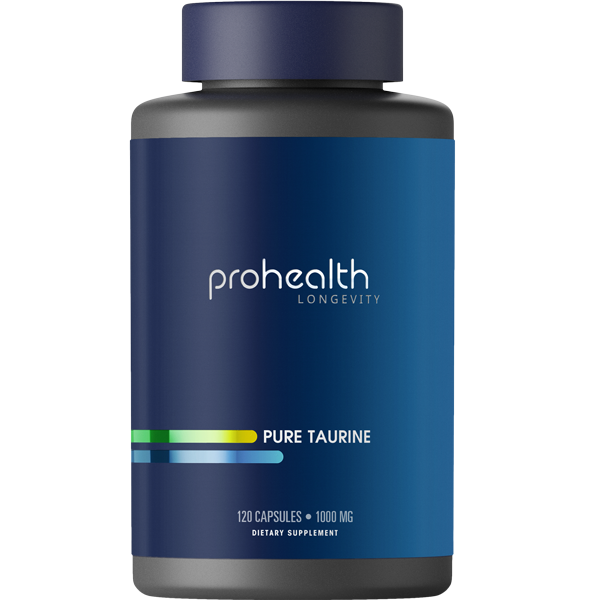Pure Taurine by ProHealth - 1000 mg, 120 capsules
