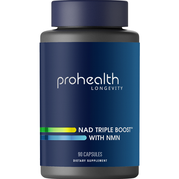 NAD+ Triple Boost  with NMN by ProHealth - 90 capsules