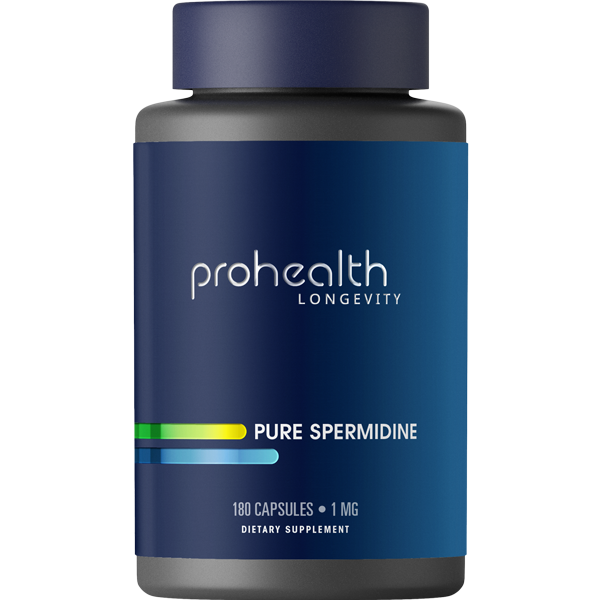 Pure Spermidine by ProHealth- 1 mg, 180 capsules