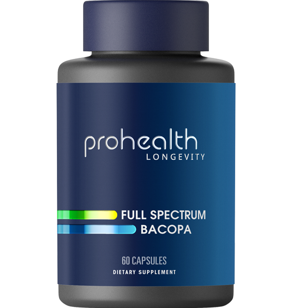Full Spectrum Bacopa by ProHealth - 1000mg, 60 capsules