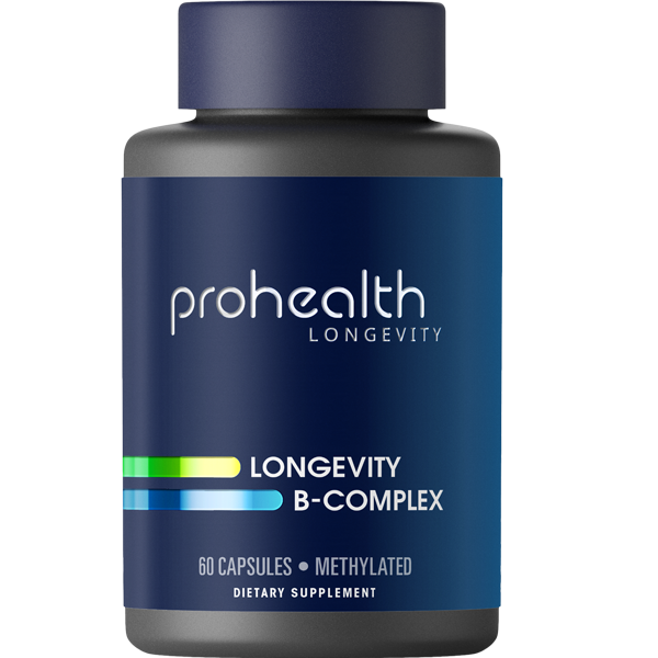 Longevity B-Complex by ProHealth - 60 capsules