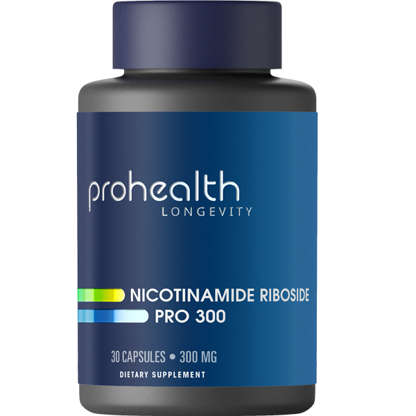 Nicotinamide Riboside Pro 300 by ProHealth + 100 mg TMG per serving - 30 capsules