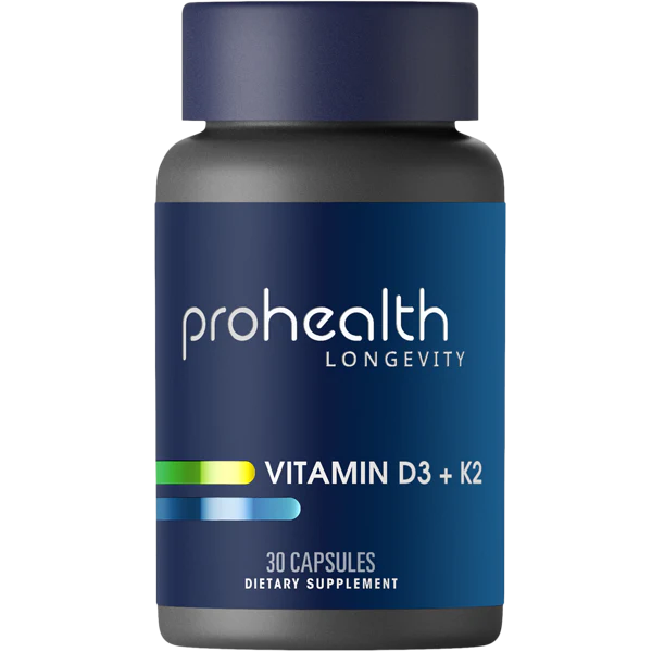 Vitamin D3 + K2 - 5,000 IU  by ProHealth, 30 capsules