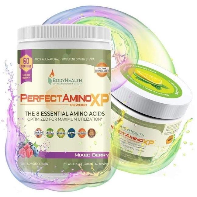 BodyHealth PerfectAminoXP Lemon Lime 480 Grams 60 Servings