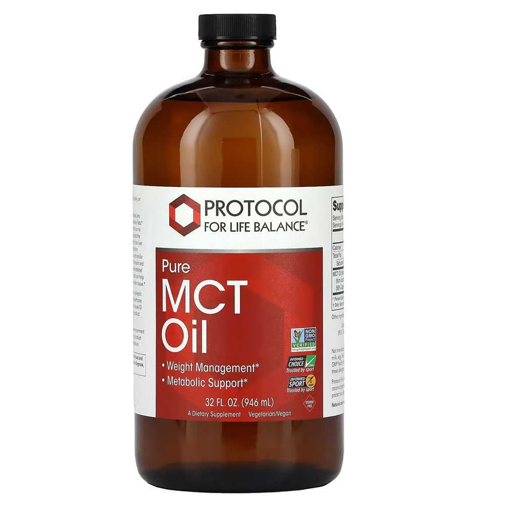 Protocol For Life Balance - Pure MCT Oil - 16 fl oz (473 mL)