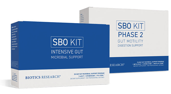 Biotics Research SBO Complete Bundle - Supplement Facts panel