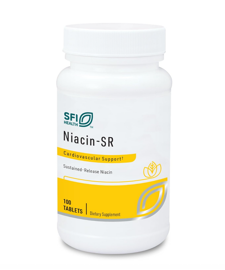 Klaire Labs Niacin-SR 500 mg 100 Tablets