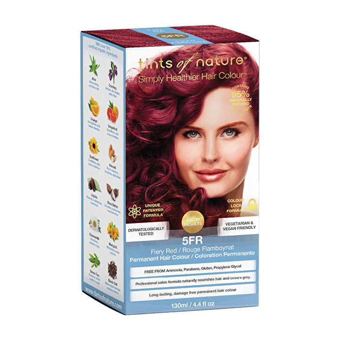Tints Of Nature - Conditioning Permanent Hair Color 5FR Fiery Red - 4.4 fl. oz.