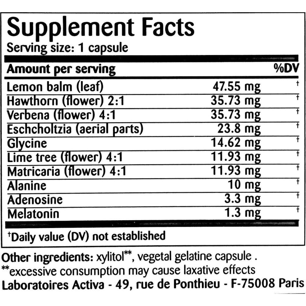 Activa Well Being Serenity 30 Capsules - The Oasis of Health