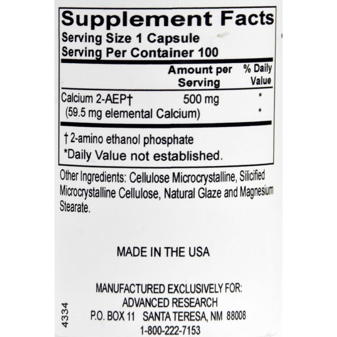 Advanced Research - 2 - AEP Calcium - 100 Vegetable Capsule(s) - The Oasis of Health