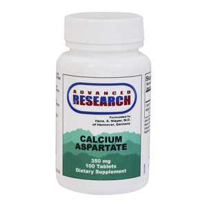 Advanced Research - Calcium Aspartate 350 mg. - 100 Tablets - The Oasis of Health