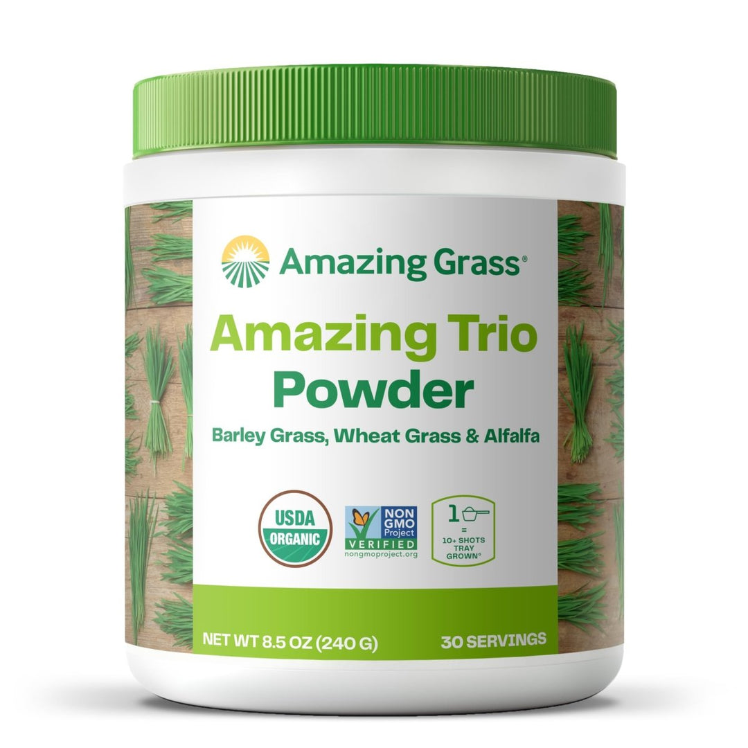 Amazing Grass Amazing Trio 8.5 Oz 30 Servings - The Oasis of Health