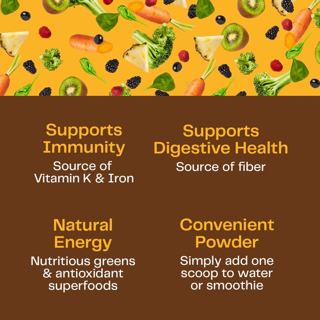 Amazing Grass Green Superfood Chocolate 28 oz 100 Servings - The Oasis of Health