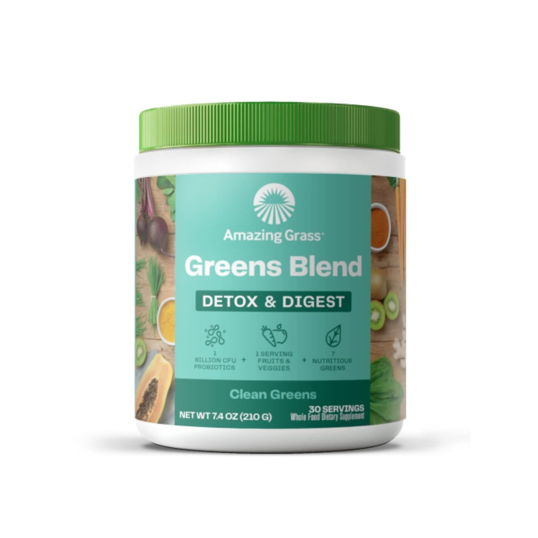 Amazing Grass Green Superfood Detox & Digest Clean Greens 30 Servings 210g - The Oasis of Health