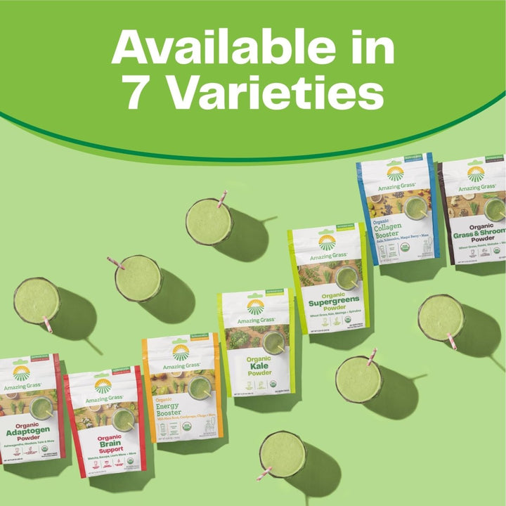 Amazing Grass Organic Supergreens Powder 30 Servings 150 Grams - The Oasis of Health