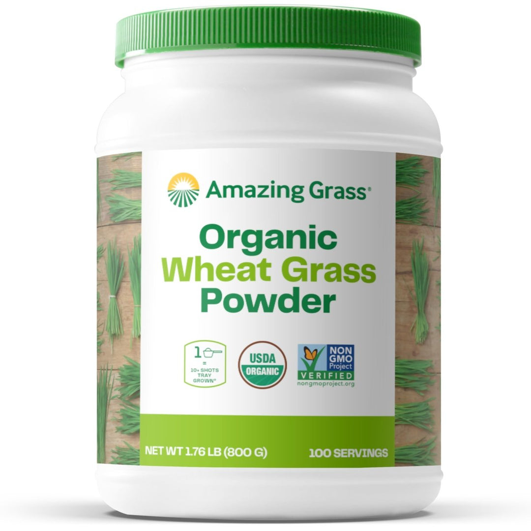 Amazing Grass Organic Wheat Grass Powder 100 Servings 800 grams - The Oasis of Health