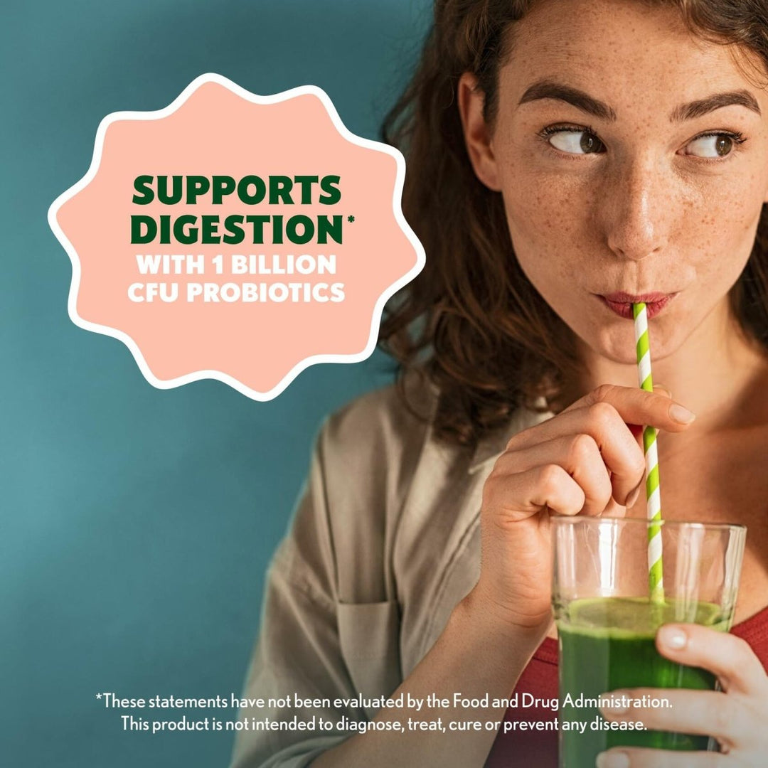 Amazing Grass Sweet Greens and Superfoods Powder for Digestive Health, Greens Powder, Digestive Enzymes, Probiotics, Spirulina, Chlorella, Peach Hibiscus, 30 Servings - The Oasis of Health