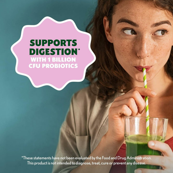 Amazing Grass Sweet Greens and Superfoods Powder for Digestive Health, Greens Powder, Digestive Enzymes, Probiotics, Spirulina, Chlorella, Summer Berry, 30 Servings - The Oasis of Health