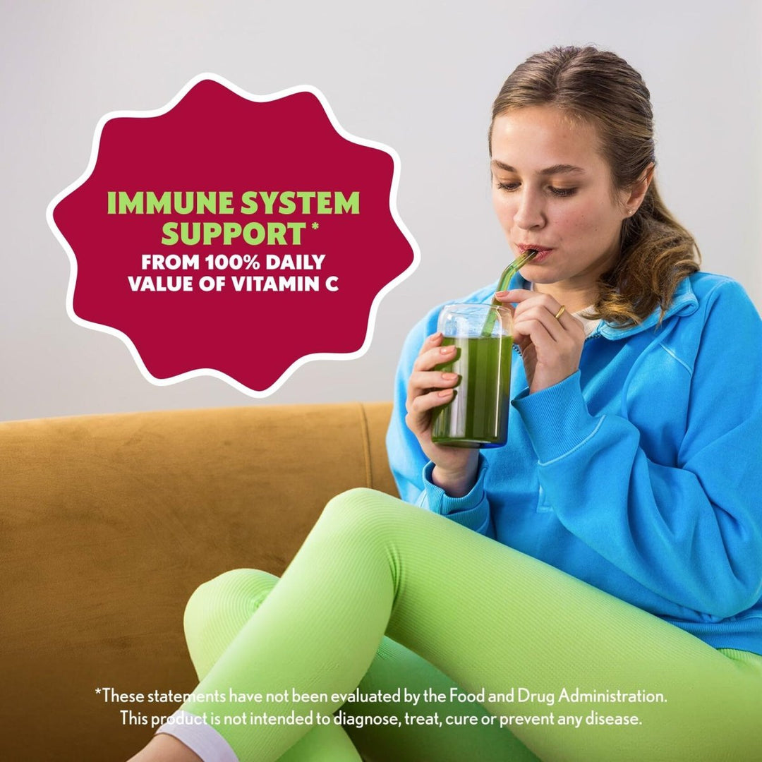 Amazing Grass Sweet Greens and Superfoods Powder for Digestive Health, Greens Powder, Digestive Enzymes, Probiotics, Spirulina, Chlorella, Tropical Lime, 30 Servings - The Oasis of Health