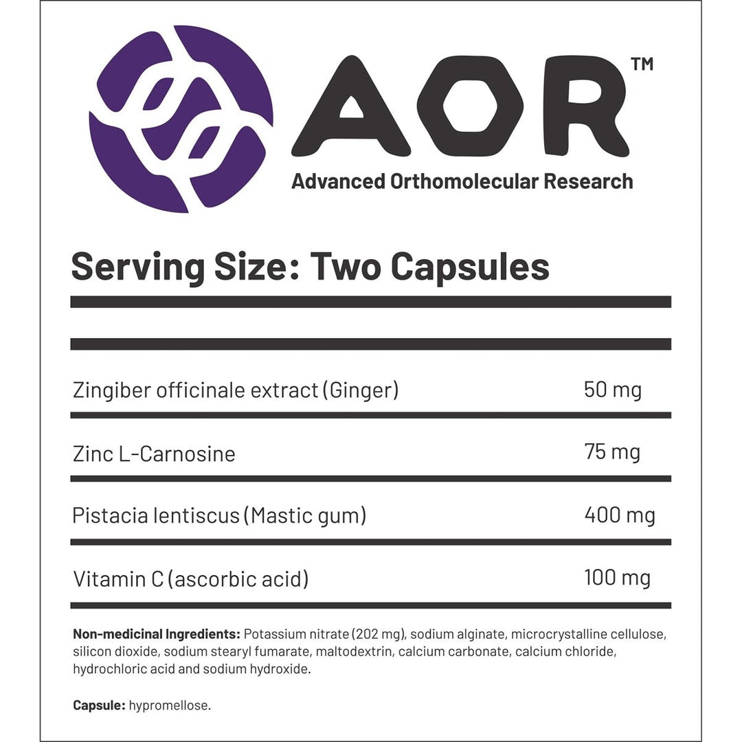 AOR Gastro Relief 60 Vcaps - The Oasis of Health