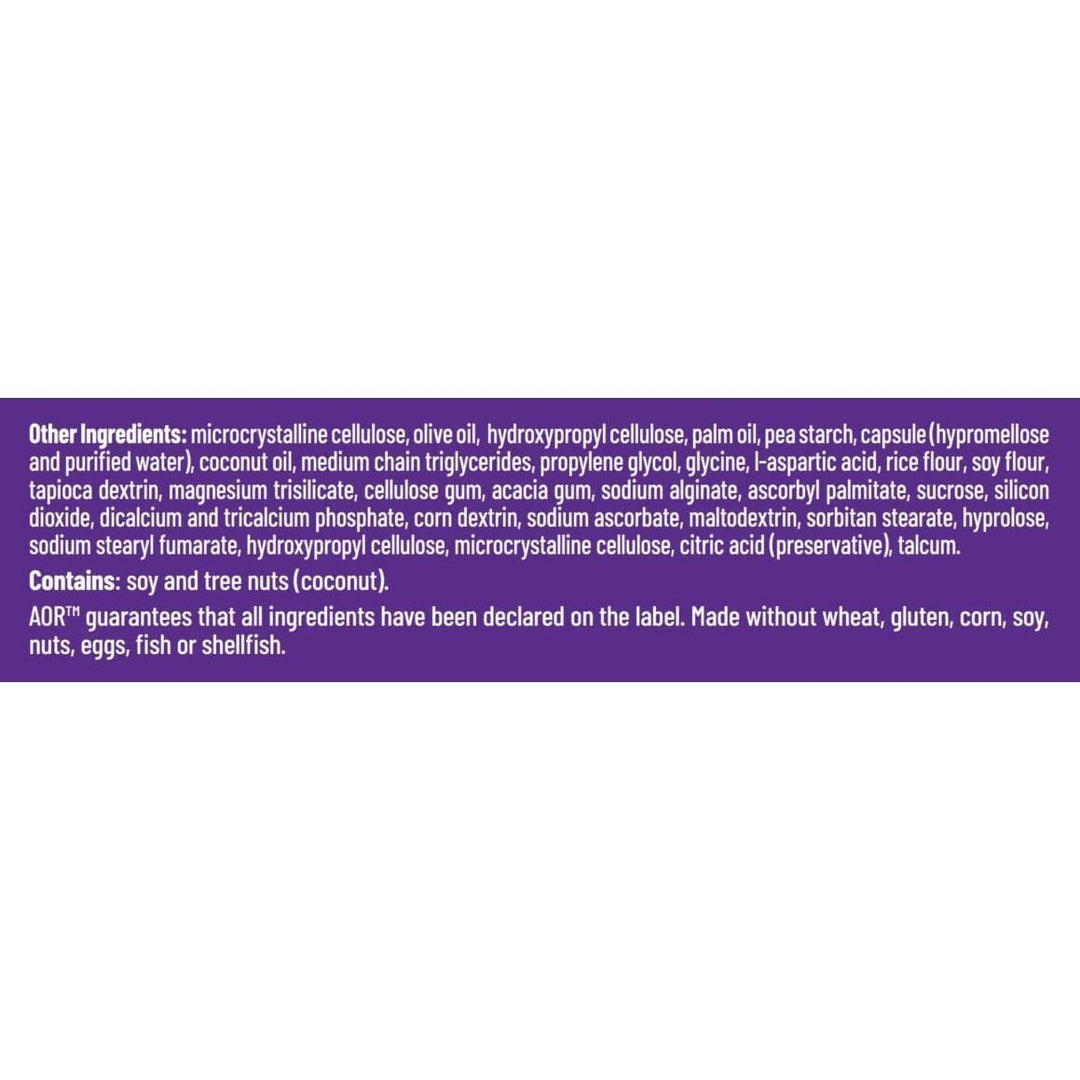 AOR, Ortho Core, Nutritional Support for Foundational Health and Energy, Multivitamin and Mineral Supplement, Vegan, 30 servings (180 capsules) - The Oasis of Health