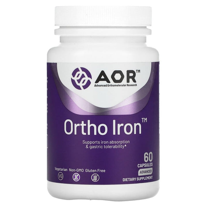 AOR Ortho Iron 60Vcaps - The Oasis of Health