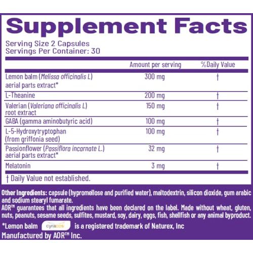 AOR Ortho Sleep 60 Capsules - The Oasis of Health