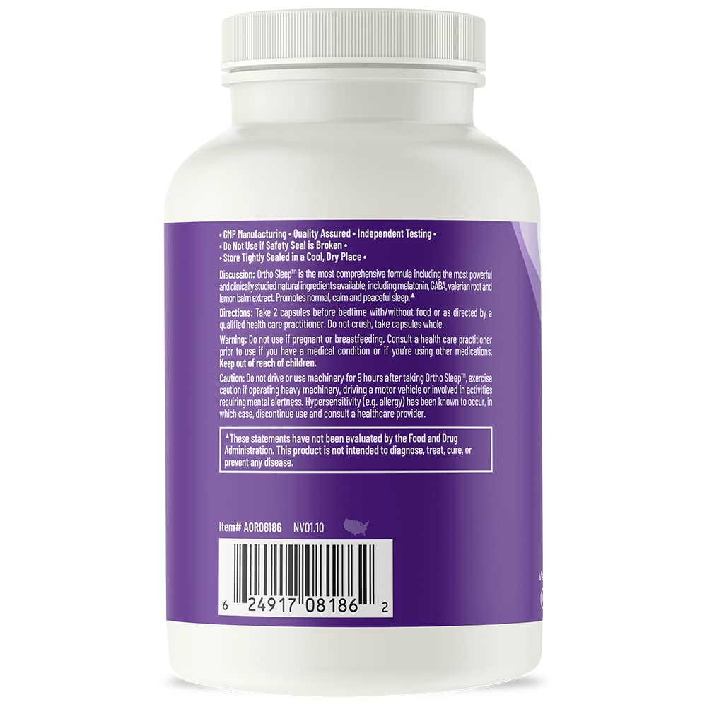 AOR Ortho Sleep 60 Capsules - The Oasis of Health