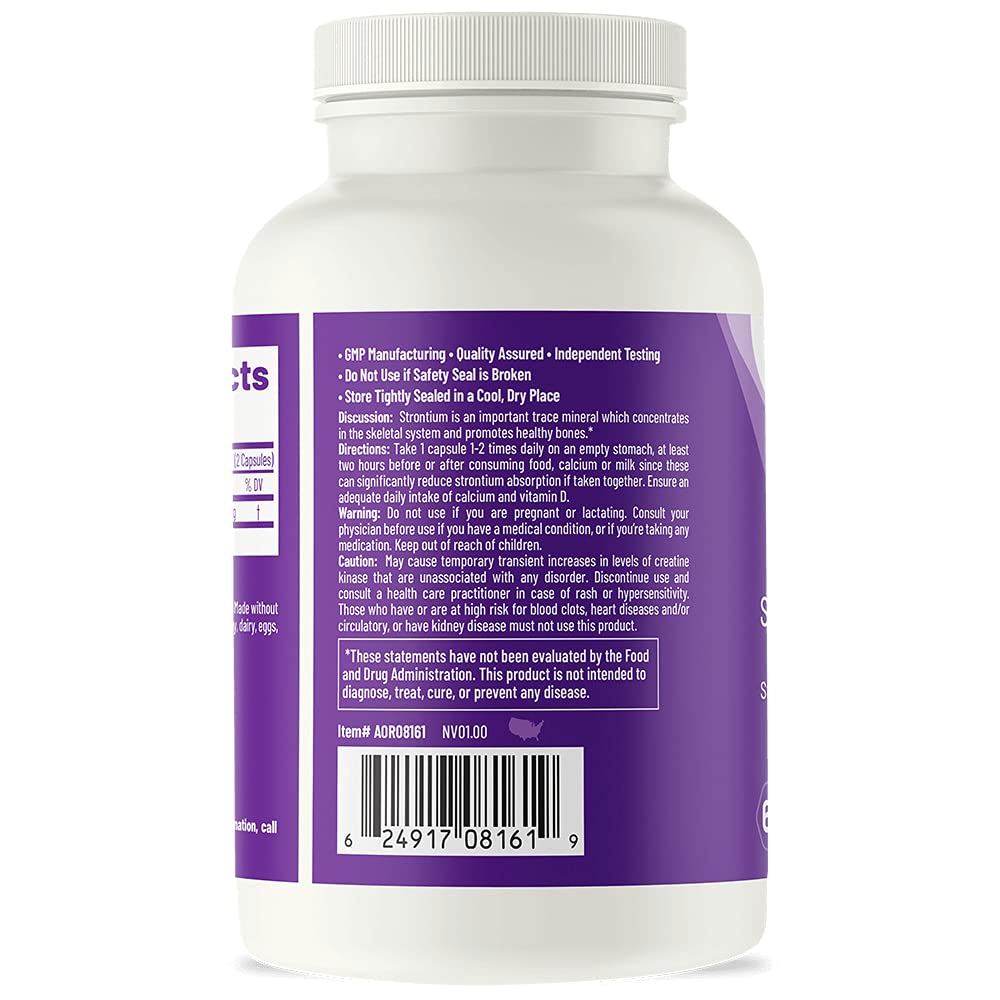 AOR Strontium Support II 60 Vcaps - The Oasis of Health