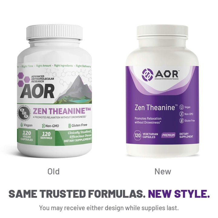 AOR Zen Theanine 120 Capsules - The Oasis of Health