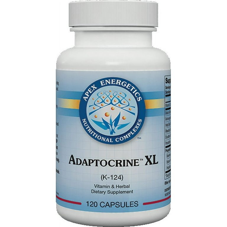 Apex Energetics AdaptoCrine XL (K - 124) - 120 Capsules - The Oasis of Health